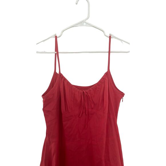 ANN TAYLOR LOFT Women's Coral Summer Dress A-Line in Size 6 - Picture 5 of 9